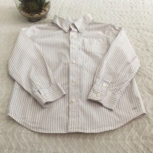 Janie and Jack Boys Button Down Shirt - Size 4
